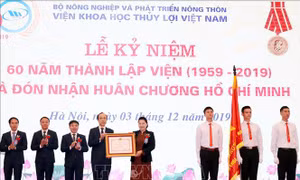 Chủ tịch Quốc hội dự Lễ kỷ niệm 60 năm thành lập Viện Khoa học thủy lợi Việt Nam