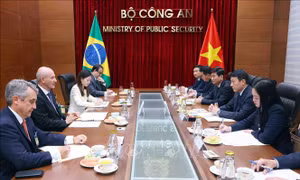 Việt Nam - Brazil thúc đẩy phối hợp phòng, chống các nguy cơ an ninh phi truyền thống