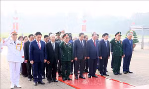 Lãnh đạo Đảng, Nhà nước vào Lăng viếng Chủ tịch Hồ Chí Minh