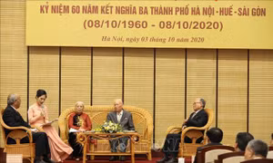 Tọa đàm và gặp mặt nhân 60 năm kết nghĩa Hà Nội – Huế - Sài Gòn