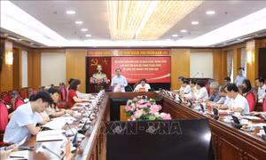 Hội đồng các cơ quan Đảng Trung ương làm việc với Ban Nội chính Trung ương về công tác nghiên cứu khoa học