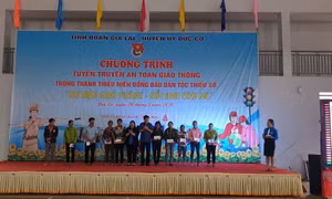Nâng cao nhận thức an toàn giao thông cho thanh thiếu niên dân tộc thiểu số