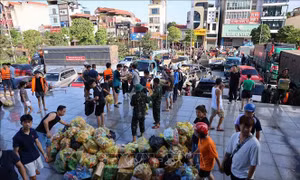Miễn phí đường bộ cho các phương tiện vận chuyển hàng cứu trợ