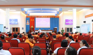 Nhiệt điện Bà Rịa huấn luyện an toàn phòng cháy chữa cháy