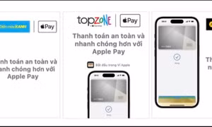 Chuỗi Thế Giới Di Động, TopZone và Điện máy Xanh triển khai thanh toán Apple Pay