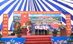 Xã anh hùng An Bình Tây đạt chuẩn nông thôn mới 