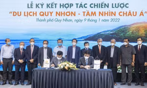 Kí kết hợp tác thúc đẩy kết nối phát triển du lịch Quy Nhơn