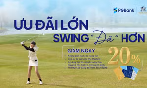 PGBank triển khai ưu đãi đặc quyền cho chủ thẻ visa tại Sân Golf Hoàng Gia