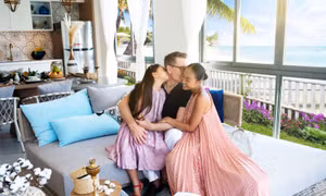 Gia đình Đoan Trang chọn Hồ Tràm làm nơi nghỉ dưỡng lâu dài