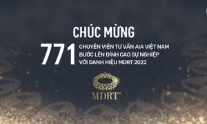 AIA Việt Nam vinh danh 771 gương mặt MDRT 2022 tiêu biểu
