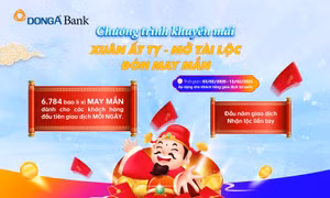 Xuân đến nhà, Lộc đến tay – Giao dịch ngay cùng DongA Bank