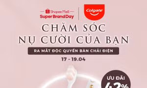 Colgate lần đầu giới thiệu bàn chải điện mới nhất trên Shopee