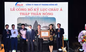 Tháp Thần Nông ở Bắc Ninh được xác lập kỷ lục châu Á