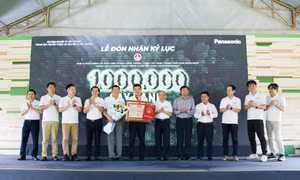 Panasonic Việt Nam xác lập kỷ lục trồng 1 triệu cây trong thời gian ngắn nhất 