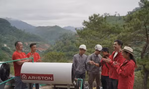 Ariston mang sự thoải mái tới hơn 1.000 học sinh Hoàng Su Phì
