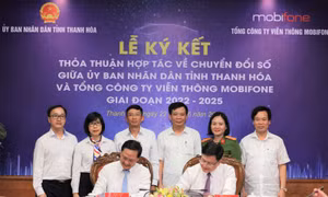 MobiFone ký kết thoả thuận hợp tác chuyển đổi số với UBND tỉnh Thanh Hoá