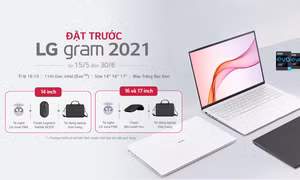 Ra mắt laptop LG gram phiên bản thế hệ mới 2021