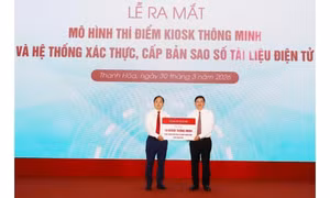 Agribank đồng hành triển khai mô hình Kiosk hành chính công thông minh tại Thanh Hóa
