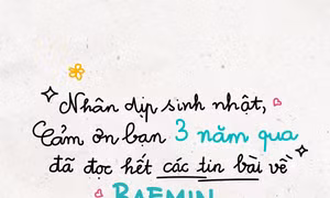 Ứng dụng BAEMIN tri ân khách hàng nhân dịp sinh nhật 3 tuổi