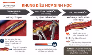 Khung điều hợp sinh học chứng minh giảm vượt trội tỷ lệ biến cố tim mạch sau 4 năm so với stent phủ thuốc