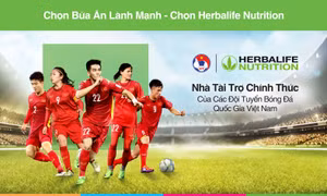Herbalife Việt Nam – Nhà tài trợ cho Đội tuyển Bóng đá Quốc gia Việt Nam 