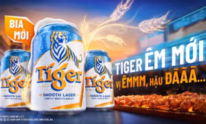 Tiger beer ra mắt Tiger êm mới - 'Vị êmmm, hậu đãaa...!'