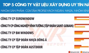 Vĩnh Tường được vinh danh là Công ty Vật liệu xây dựng uy tín 2021