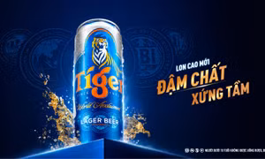 Tiger Beer ra mắt thiết kế lon cao mới 