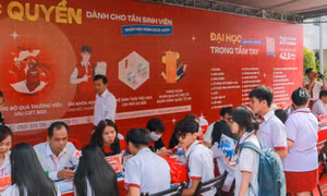 Hơn 2.000 học sinh, phụ huynh khám phá vũ trụ ngành nghề tại HIU