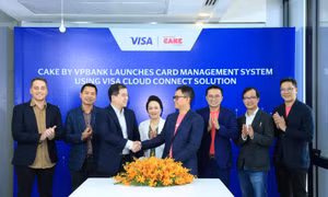 Visa hợp tác Cake quản lý thẻ qua công nghệ đám mây