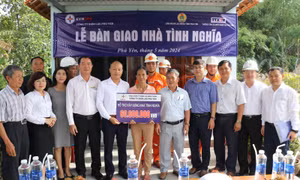 Điện lực Phú Yên hỗ trợ xây dựng Nhà tình nghĩa năm 2024