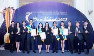 Hành trình 18 năm tỏa sáng của MISA tại Lễ trao giải Sao Khuê 2023
