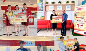 HDBank trao thưởng gần 2 tỷ đồng tận tay khách hàng gửi tiết kiệm