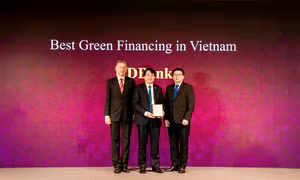 HDBank nhận giải thưởng Tổ chức Tài chính Xanh tốt nhất Việt Nam