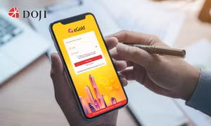Mua bán dễ dàng, vàng thời công nghệ với eGold của DOJI