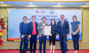 VNPAY liên tiếp nhận các chứng chỉ ISO 27000 đạt chuẩn quốc tế từ Viện Tiêu chuẩn Anh