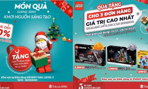 Lego thu hút các gia đình chung tay xây dựng truyền thống mùa lễ hội