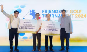 Giải Golf Hữu nghị Suntory PepsiCo Việt Nam 2024 gây quỹ gần 3 tỷ đồng