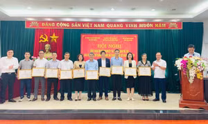 Núi Pháo nhận bằng khen vì thực hiện tốt công tác chuyển đổi số 