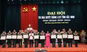 Lực lượng vũ trang tỉnh Bắc Ninh đẩy mạnh phong trào thi đua quyết thắng