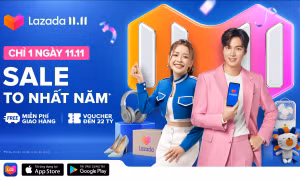 Lee Min Ho đồng hành cùng Lazada trong Lễ hội mua sắm 11.11