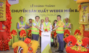 Saint-Gobain khánh thành dây chuyền sản xuất keo dán gạch Weber mới 