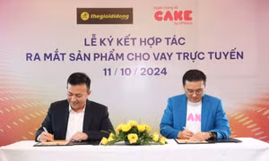 Cake và Thế giới di động hợp tác cung cấp sản phẩm vay tiêu dùng trực tuyến
