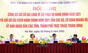 Thái Nguyên lọt Top đầu cả nước về chỉ số cải cách hành chính