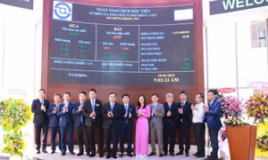 EVNGENCO3 chính thức niêm yết cổ phiếu trên sàn giao dịch chứng khoán TP Hồ Chí Minh