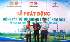 Công ty Nhiệt điện Duyên Hải chung tay lan tỏa phong trào 'Trồng cây đời đời nhớ ơn Bác Hồ'
