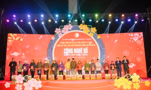 Hà Nội: Quận Bắc Từ Liêm khai mạc Hội chợ Tết chào Xuân Ất Tỵ năm 2025