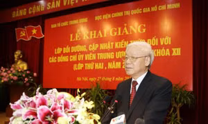  Khai giảng Lớp bồi dưỡng, cập nhật kiến thức dành cho các Ủy viên Trung ương Đảng Khóa XII 