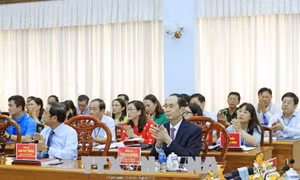 Chủ tịch nước dự Hội thảo khoa học nhân kỷ niệm 130 năm Ngày sinh Chủ tịch Tôn Đức Thắng 