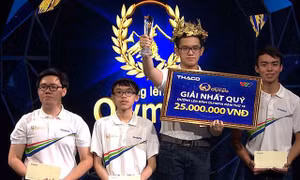 Học sinh trường THPT Hòn Gai trở thành Nhà vô địch Đường lên đỉnh Olympia năm 2018